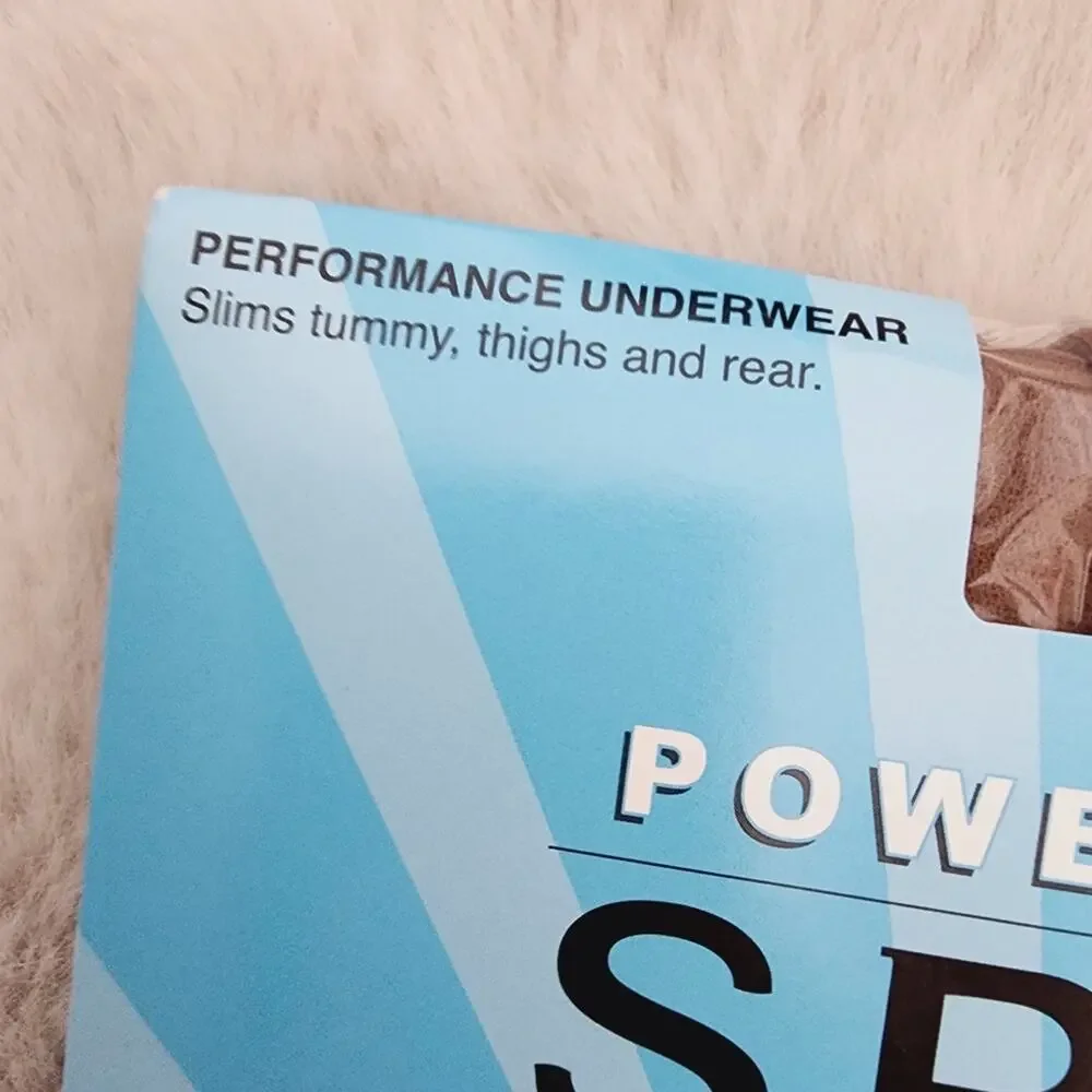 Spanx Power Panties High Waisted Mid Thigh Shapewear Shorts Cocoa Size A NWT